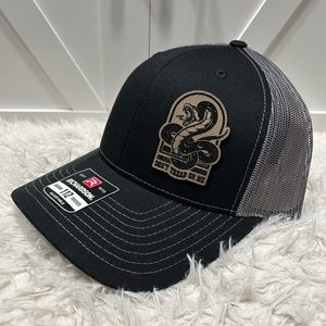 Don’t Tread On Me laser engraved Richardson 112 Trucker hat.